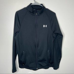 Mens Under Armour Black Zip Jacket Small